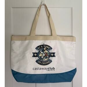 Disney Cruise Line 25th Anniversary‎ Castaway Club Beach Tote Bag NEW